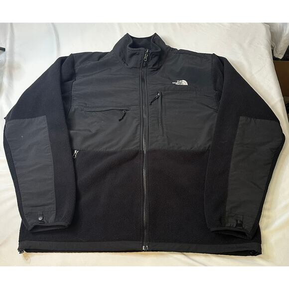 Vintage The North Face Black Denali Fleece Jacket Polartec F12 (2012) Men's XL - Picture 2 of 10
